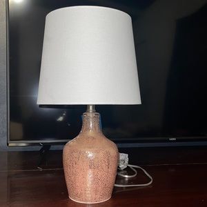 Pier 1 Blush Mercury Glass Table Lamp